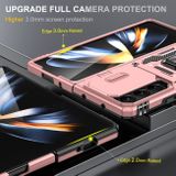 Kryt Magnetic Holder Armor na Samsung Galaxy Z Fold5 - Ružovozlatá