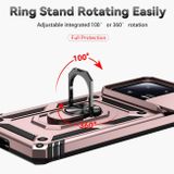 Kryt Magnetic Holder Armor Sliding na Xiaomi 13 Pro - Ružové zlato