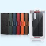 Peňaženkové kožené puzdro SULADA Snap na Samsung Galaxy Z Fold5 - Červená