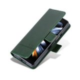 Peňaženkové kožené puzdro AZNS Calf na Samsung Galaxy Z Fold5 - Zelená