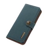Peňaženkové kožené puzdro KHAZNEH Custer na Samsung Galaxy S24 Ultra 5G - Zelená