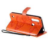Peňaženkové 3D puzdro na Motorola Moto G8 Power Lite - Oranžový