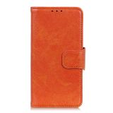 Peňaženkové kožené puzdro Nappa na Honor Magic6 Lite - Oranžová