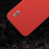 Kožený kryt ABEEL Luolai na Samsung Galaxy S23 FE - Červená