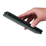 Peňaženkové Carbon puzdro na Xiaomi Redmi Note 13 Pro+ - Zelená