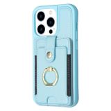 Ring Holder kryt Bag Holder na iPhone 15 Pro Max - Modrá
