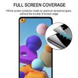 Temperované tvrdené Full Screen sklo na Samsung Galaxy A21s - Čierny