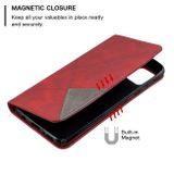 Peňaženkové kožené puzdro na Samsung Galaxy A31 - Červený