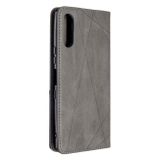 Peňaženkové kožené puzdro na Sony Xperia L4 - Rhombus Grey