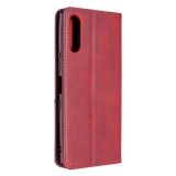 Peňaženkové kožené puzdro na Sony Xperia L4 - Rhombus Red