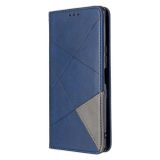 Peňaženkové kožené puzdro na Sony Xperia L4 - Rhombus Blue
