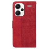 Peňaženkové puzdro Geometric na Xiaomi Redmi Note 13 Pro+ - Červená