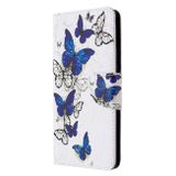 Peňaženkové kožené puzdro na Sony Xperia L4 - Butteflies