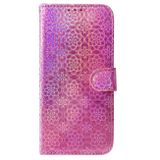 Peňaženkové kožené puzdro Colorful Magnetic na Samsung Galaxy A05s - Ružová