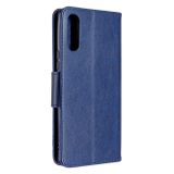 Peňaženkové kožené puzdro na Sony Xperia L4 - Butteflies dark Blue