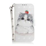 Peňaženkové 3D puzdro PAINTED na Xiaomi Redmi Note 9 - Cute Cat