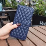 Peňaženkové kožené puzdro Diamond na Samsung Galaxy A25 5G - Modrá