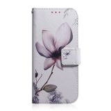 Peňaženkové kožené puzdro na Samsung Galaxy A21s - Magnolia Flower