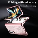Plastový kryt Mechanical na Samsung Galaxy Z Fold5 - Ružovozlatá