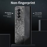 Plastový kryt Mechanical na Samsung Galaxy Z Fold5 - Čierna