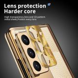 Plastový kryt Magnetic Shell na Samsung Galaxy Z Fold5 - Zlatá