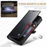 Multifunkčné peňaženkové puzdro CaseMe Crazy Horse na Samsung Galaxy Z Fold5 - Čierna