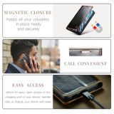 Peňaženkové kožené puzdro CaseMe Business na Samsung Galaxy S23 FE - Kávová