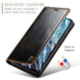 Peňaženkové kožené puzdro CaseMe Business na Samsung Galaxy S23 FE - Kávová