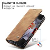 Multifunkčné peňaženkové puzdro CaseMe Retro na Samsung Galaxy Z Fold5 - Hnedá