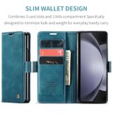 Multifunkčné peňaženkové puzdro CaseMe Retro na Samsung Galaxy Z Fold5 - Modrá