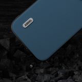 Kožený kryt ABEEL na Samsung Galaxy A24 - Modrá