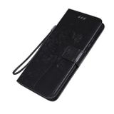Peňaženkové kožené puzdro na Huawei P40 Lite E - Čierny