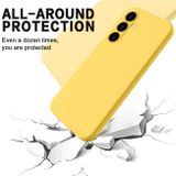 Gumený kryt Pure Color na Samsung Galaxy S23 FE - Žltá