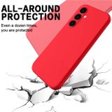 Gumený kryt Pure Color na Samsung Galaxy S23 FE - Červená