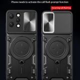 Kryt Magnetic Holder Armor na Xiaomi Redmi 12 - Červená