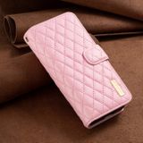 Peňaženkové kožené puzdro Diamond na Samsung Galaxy Z Fold5 - Ružová