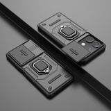 Kryt Magnetic Ring Holder Armor na Xiaomi Redmi Note 13 - Čierna