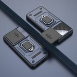 Kryt Magnetic Ring Holder Armor na Xiaomi 14 - Modrá