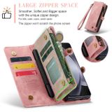 Multifunkčné peňaženkové puzdro CaseMe Zipper na Samsung Galaxy Z Fold5 - Ružová