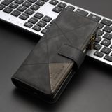 Peňaženkové kožené puzdro Rhombus na Samsung Galaxy Z Fold5 - Čierna