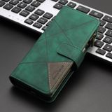 Peňaženkové kožené puzdro Rhombus na Samsung Galaxy Z Fold5 - Zelená