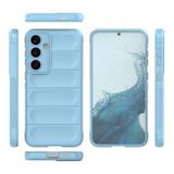 Gumený kryt Flannel na Samsung Galaxy S24 Plus 5G - Svetlo modrá