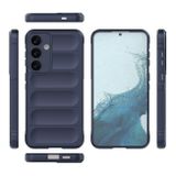 Gumený kryt Flannel na Samsung Galaxy S24 Plus 5G - Tmavo modrá