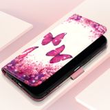 Peňaženkové 3D puzdro na Samsung Galaxy A24/A25 5G - Rose Butterfly