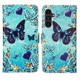 Peňaženkové kožené puzdro na Samsung Galaxy A25 5G - Caring Butterfly