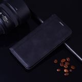 Peňaženkové kožené puzdro na Samsung Galaxy M21 -Čierna