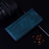 Peňaženkové kožené puzdro na Samsung Galaxy J3 (2016) - Modrý