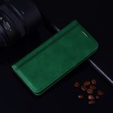 Peňaženkové kožené puzdro na Samsung Galaxy J3 (2016) - Zelený