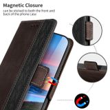 Peňaženkové kožené puzdro Side-magnetic na Samsung Galaxy A24/A25 5G - Kávová