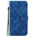 Peňaženkové kožené puzdro 8-shaped na Xiaomi Redmi Note 13 - Modrá